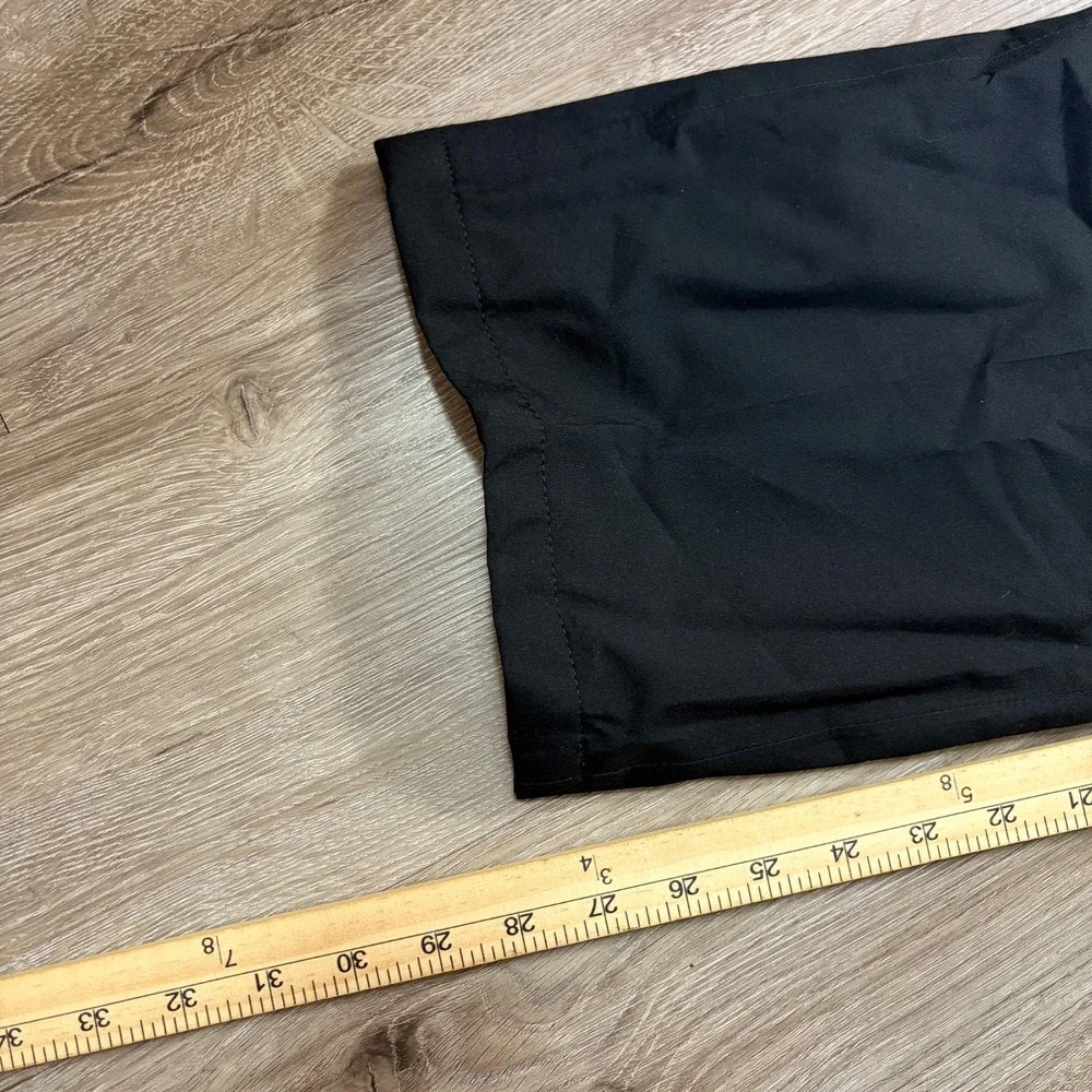 Mens Goretex Pants Mesh Lined Black 36x28 Waterproof Golf Hiking Outdoors
